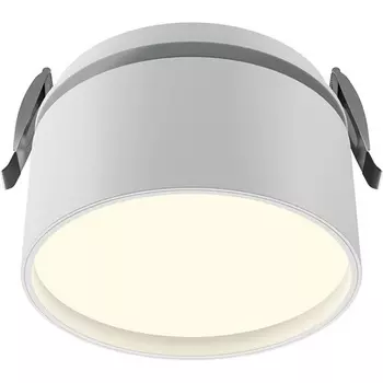 Встраиваемый светильник круглый светодиодный Maytoni Onda DL024-12W3K-W