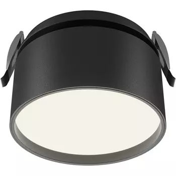 Встраиваемый светильник круглый светодиодный Maytoni Onda DL024-12W4K-B