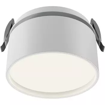 Встраиваемый светильник круглый светодиодный Maytoni Onda DL024-12W4K-W