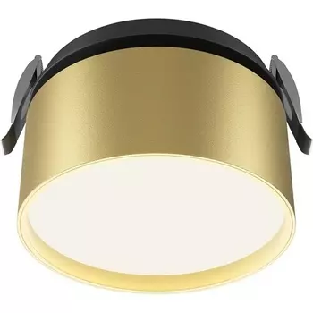 Встраиваемый светильник круглый светодиодный Maytoni Onda DL024-12W4K-BMG