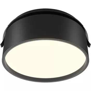 Встраиваемый светильник круглый светодиодный Maytoni Onda DL024-18W3K-B