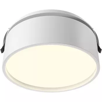 Встраиваемый светильник круглый светодиодный Maytoni Onda DL024-18W3K-W