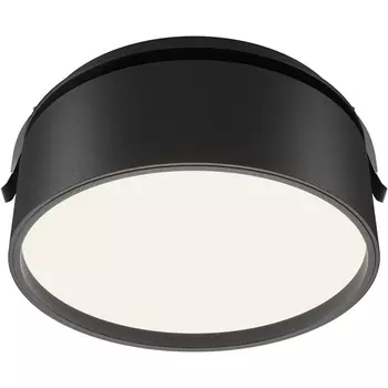 Встраиваемый светильник круглый светодиодный Maytoni Onda DL024-18W4K-B