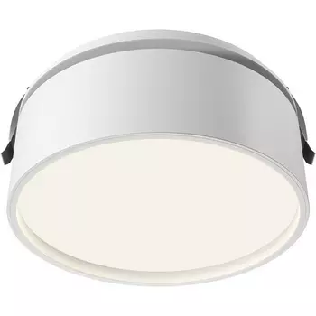 Встраиваемый светильник круглый светодиодный Maytoni Onda DL024-18W4K-W