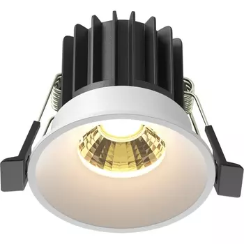 Встраиваемый светильник круглый светодиодный Maytoni Round DL058-7W2.7K-W