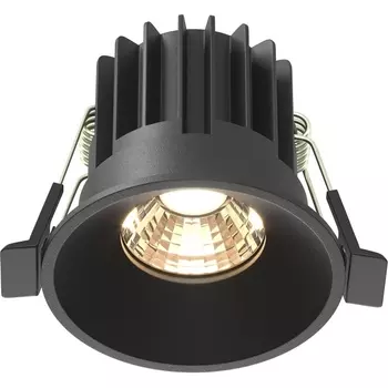 Встраиваемый светильник круглый светодиодный Maytoni Round DL058-7W3K-B