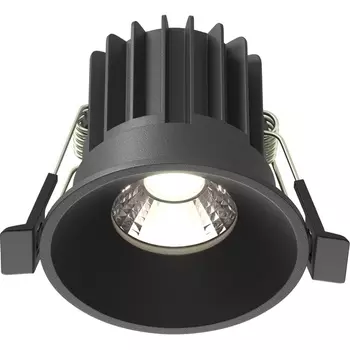 Встраиваемый светильник круглый светодиодный Maytoni Round DL058-7W4K-B