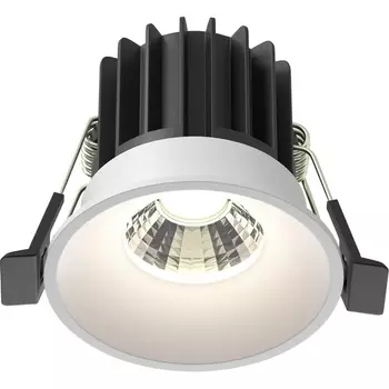 Встраиваемый светильник круглый светодиодный Maytoni Round DL058-7W4K-W