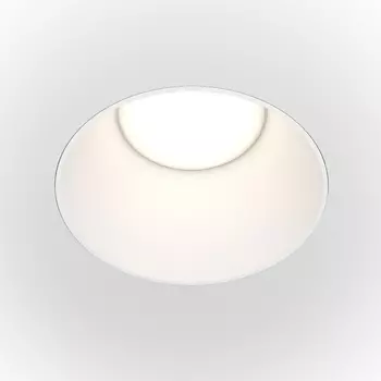 Встраиваемый светильник круглый под гипсокартон Share GU10 1x20Вт Maytoni Technical DL051-01-GU10-RD-W