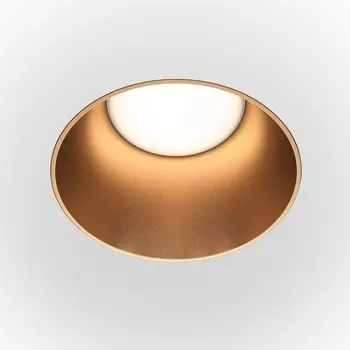 Встраиваемый светильник круглый под гипсокартон Share GU10 1x20Вт Maytoni Technical DL051-01-GU10-RD-WMG