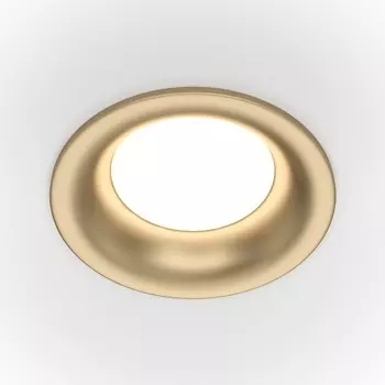 Встраиваемый светильник круглый Slim GU10 1x50Вт Maytoni Technical DL027-2-01-MG