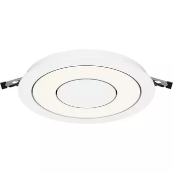 Встраиваемый светильник круглый светодиодный Maytoni Vector DL102-12W4K-W