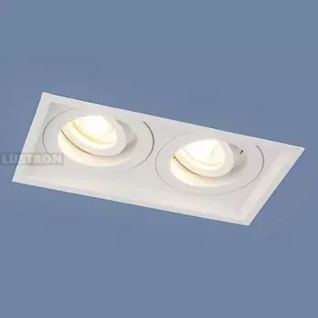 Встраиваемый светильник направленного света 1071/2 WH белый Elektrostandard 1071 MR16