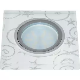 Встраиваемый светильник DLS-P203 GU5.3 CHROME/WHITE Fametto Peonia