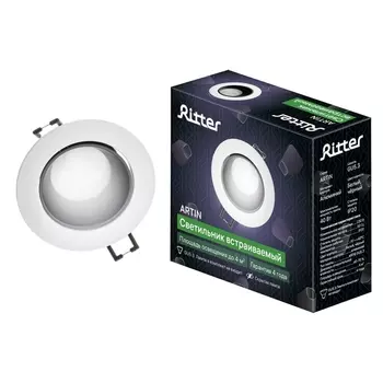 Встраиваемый светильник круглый Ritter Artin 51429 9