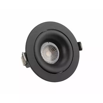 Встраиваемый светильник круглый Denkirs Roto DK2120-BK