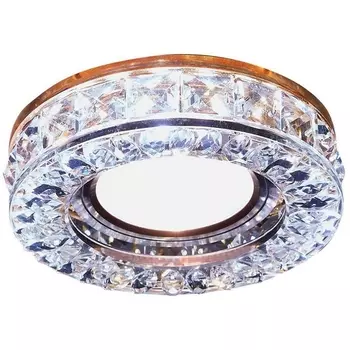 Встраиваемый светильник S241 BR Ambrella Декоративные Кристалл Led+mr16