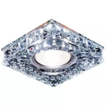 Встраиваемый светильник S251 Ambrella Декоративные Кристалл Led+mr16 CH