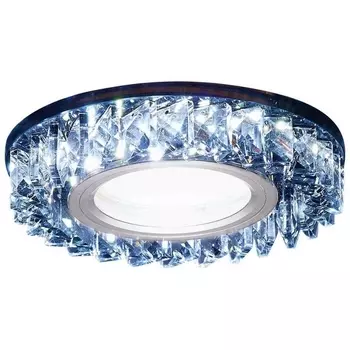 Встраиваемый светильник S255 BK Ambrella Декоративные Кристалл Led+mr16