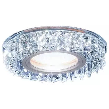 Встраиваемый светильник S255 Ambrella Декоративные Кристалл Led+mr16 CH