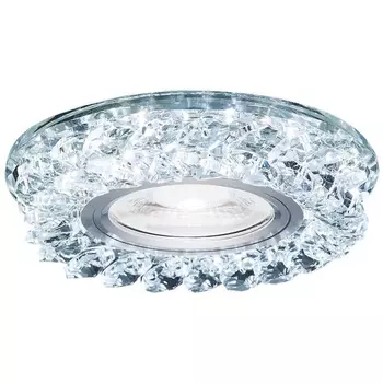 Встраиваемый светильник S257 Ambrella Декоративные Кристалл Led+mr16 CH