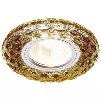 Встраиваемый светильник S288 BK Ambrella Декоративные Кристалл Лайт