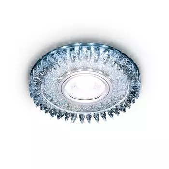 Встраиваемый светильник S389 Ambrella Декоративные Кристалл Led+mr16 CH
