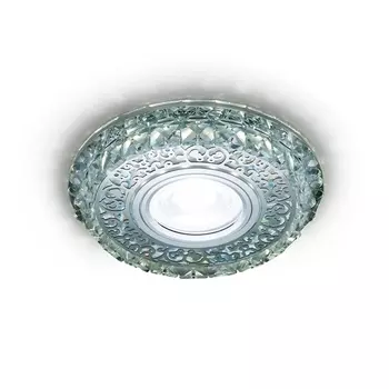 Встраиваемый светильник S393 Ambrella Декоративные Кристалл Led+mr16 CH