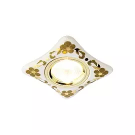 Встраиваемый светильник с цветами D2065 W/GD (Ambrella)