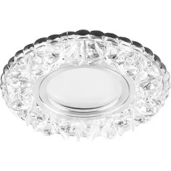 Встраиваемый светильник круглый с подсветкой Feron 28848