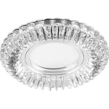 Встраиваемый светильник круглый с подсветкой Feron 28977