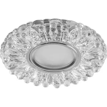 Встраиваемый светильник круглый с подсветкой Feron 28985