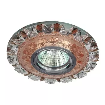 Встраиваемый светильник с подсветкой DK LD17 SL PK/WH ЭРА