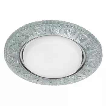 Встраиваемый светильник круглый с подсветкой DK LD22 SL/WH ЭРА