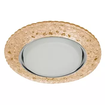 Встраиваемый светильник круглый с подсветкой DK LD25 CHP/WH ЭРА