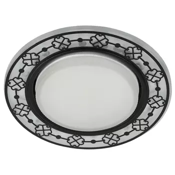 Встраиваемый светильник с подсветкой DK LD28 WH/BK ЭРА