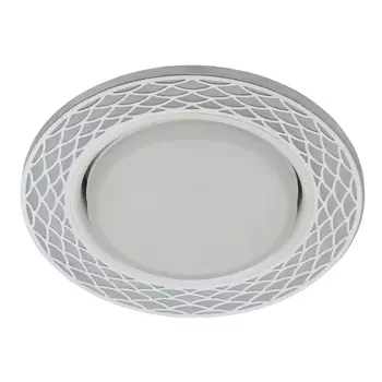 Встраиваемый светильник с подсветкой DK LD37 WH/WH ЭРА