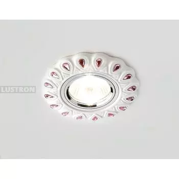 Встраиваемый светильник со стразами D5540 W/PI Ambrella Дизайн С Узором И Орнаментом Гипс