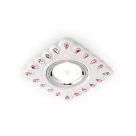 Встраиваемый светильник со стразами D5550 W/PI (Ambrella)