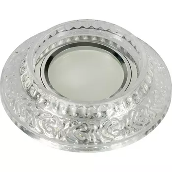 Встраиваемый светильник со светодиодной подсветкой DLS-L105 GU5.3 CHROME/CLEAR Fametto Luciole
