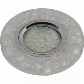 Встраиваемый светильник со светодиодной подсветкой Luciole DLS-L103 GU5.3 CHROME/CLEAR (Fametto)