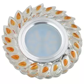 Встраиваемый светильник со светодиодной подсветкой DLS-L128 GU5.3 CHROME/GOLD Fametto Luciole