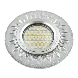 Встраиваемый светильник со светодиодной подсветкой Luciole DLS-L141 GU5.3 GLASSY/CLEAR (Fametto)