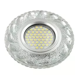 Встраиваемый светильник со светодиодной подсветкой Luciole DLS-L147 GU5.3 GLASSY/CLEAR (Fametto)