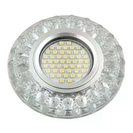 Встраиваемый светильник со светодиодной подсветкой DLS-L151 GU5.3 GLASSY/CLEAR Fametto Luciole