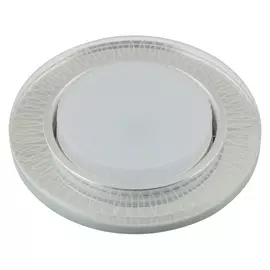 Встраиваемый светильник круглый со светодиодной подсветкой DLS-L155 GLASSY/CLEAR 3D Fametto Luciole GX53