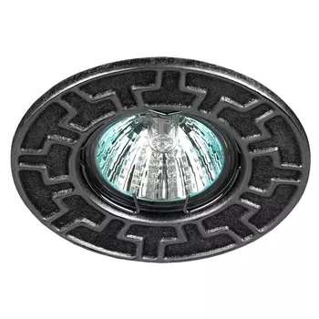 Встраиваемый светильник круглый ST5 CH/BK ЭРА