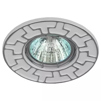 Встраиваемый светильник круглый ST5 CH/WH ЭРА