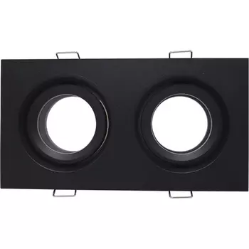 Встраиваемый светильник ST Luce ST255.428.02 Черный GU10 2*50W IP65