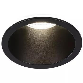 Встраиваемый светильник круглый ST Luce ST754.448.07 Черный LED 1*7W